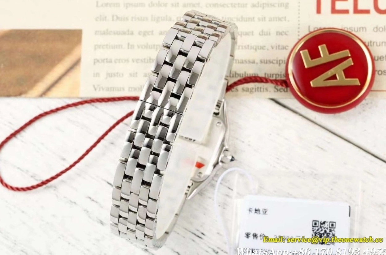 Secrete Quartz Dia Dial 22mm Ladies SS De AF Grey Panthere SS 1221